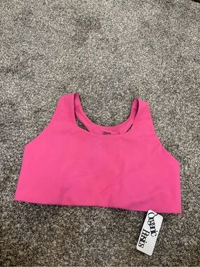 Organic Basics Active Racer Back Bra Pink Sports Bra Sz XXL